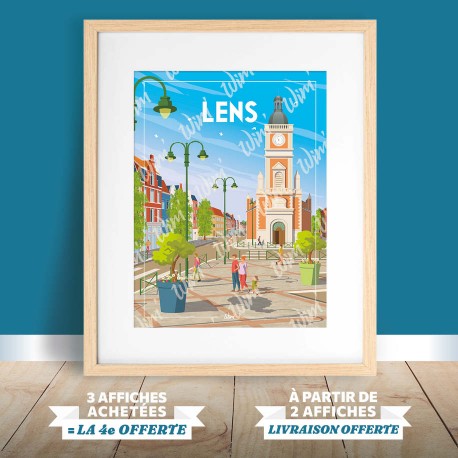 Affiche Lens - "Détente à Lens"