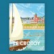 Affiche Le Crotoy - "Détente au Crotoy"