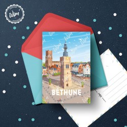 Béthune - "Grand'Place" Postcard / 10x15cm