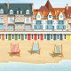 Affiche Le Touquet - "Plage"