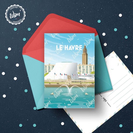 Le Havre postcard  / 10x15cm