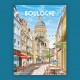 Boulogne-sur-Mer - "La Rue de Lille" Poster