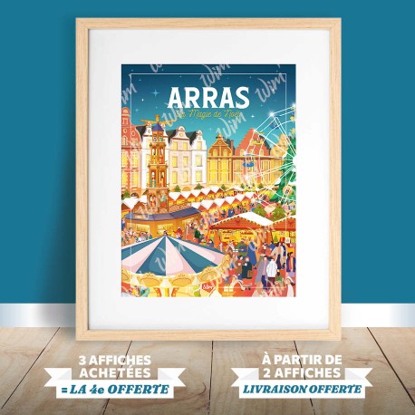 Affiche Arras - "Noël à Arras"