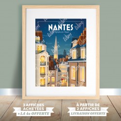 Affiche Nantes - "La Lumière de l'Ouest"