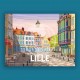 Lille - "Place Louise de Bettignies" Poster