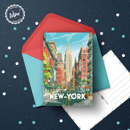 New-York City Postcard  / 10x15cm