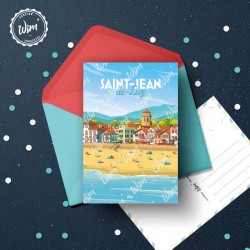 Saint-Jean de Luz Postcard  / 10x15cm