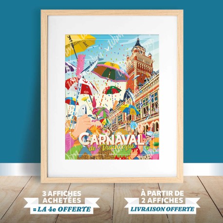 Affiche Dunkerque - "Passion Carnaval"