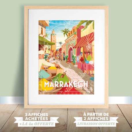 Affiche Marrakech