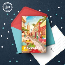 Marrakech Postcard  / 10x15cm