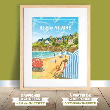 Ille-et-Vilaine Poster