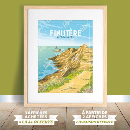 Affiche Finistère - Pointe du Raz