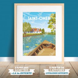 Saint-Omer - "Le Marais Audomarois" Poster