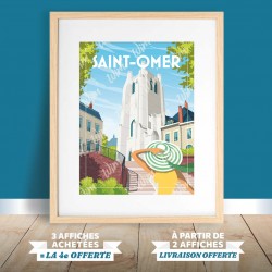 Saint-Omer - "La Cathédrale" Poster