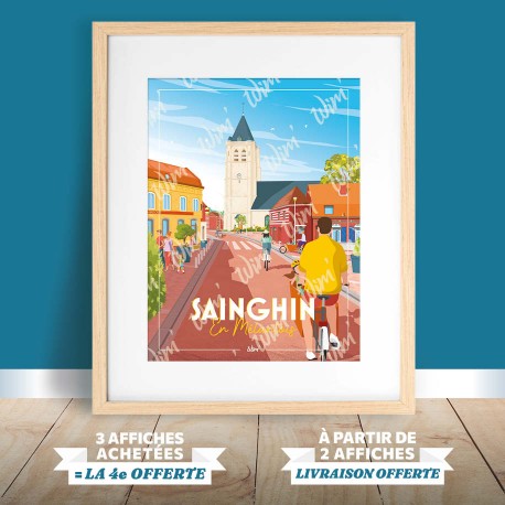 Affiche Sainghin-en-Mélantois