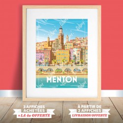 Menton Poster