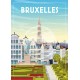 Affiche Bruxelles 50x70cm