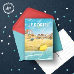 Carte Postale Le Portel - "Détente au Portel"  /  10x15cm