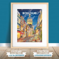 Affiche Boulogne-sur-Mer - "La Lumière de la Côte d'Opale"