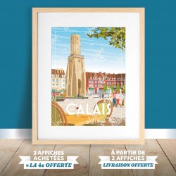 Calais - "Place d'Armes" Poster
