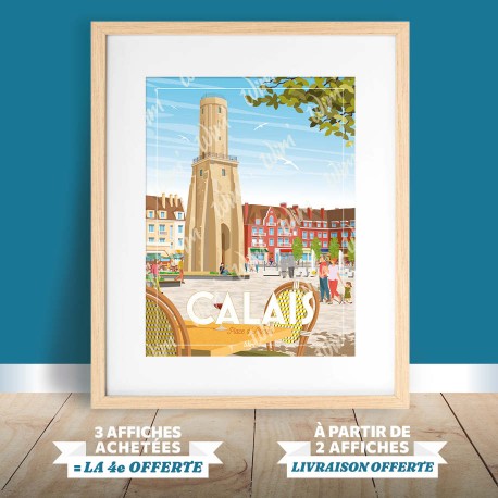 Affiche Calais - "Place d'Armes"