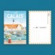 Calais - "Promenade" Postcard  / 10x15cm