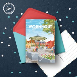 Wormhout Postcard  / 10x15cm