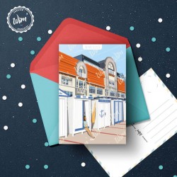 Carte Postale Wimereux - "Détente" / 10x15cm