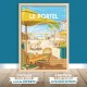 Affiche Le Portel - "Place de la République"