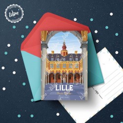 Carte Postale Lille - "Vieille Bourse" / 10x15cm