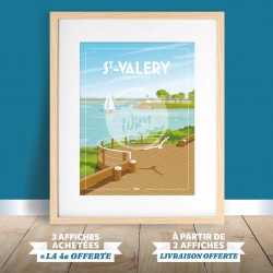 Affiche Saint-Valery-sur-Somme - "Détente"