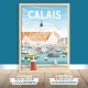 Affiche Calais "Promenade" 50x70cm